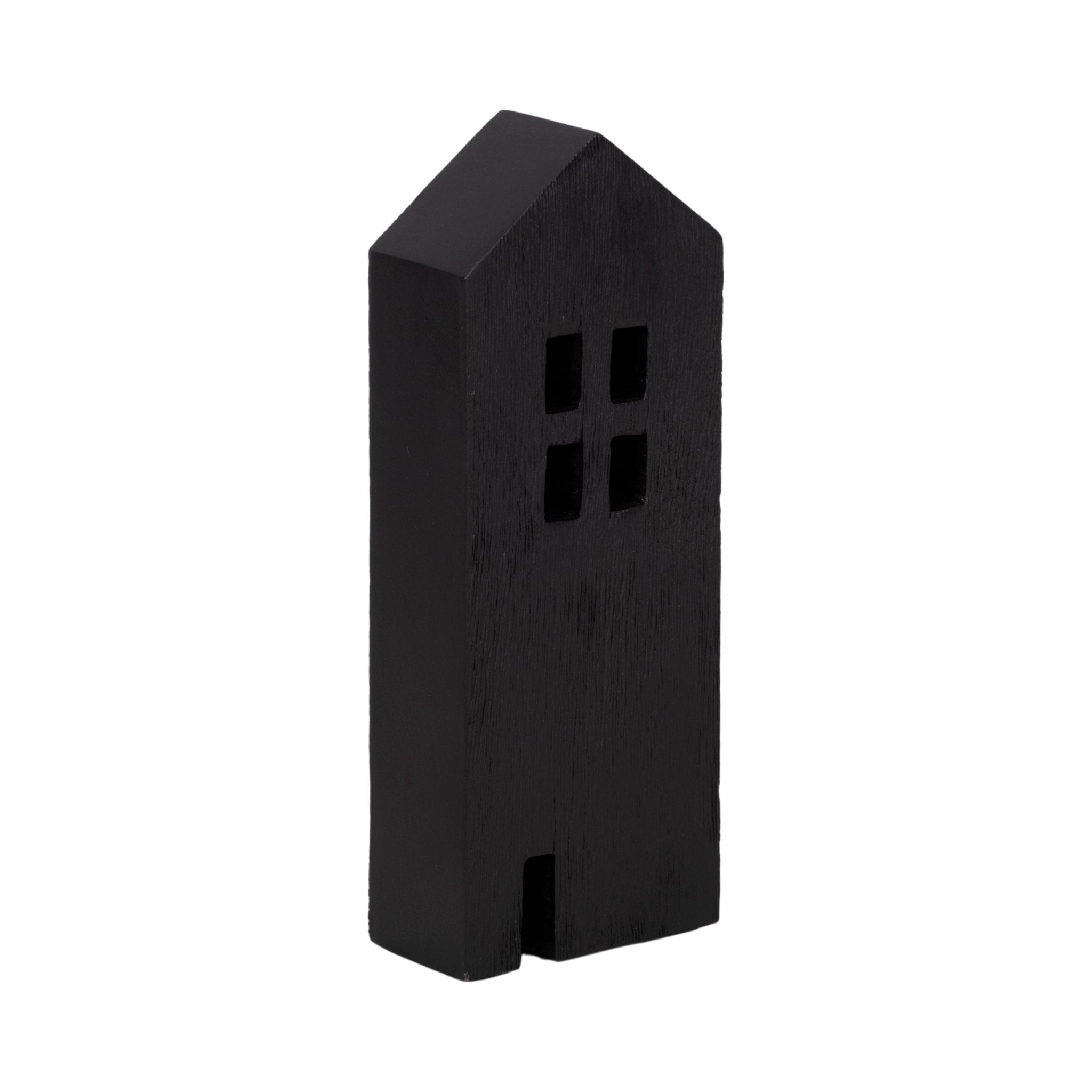 10" Wood House Decor, Black Table Decors| Sagebrook Home