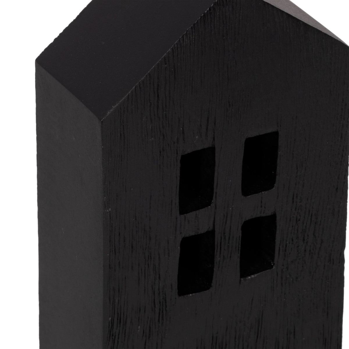 10" Wood House Decor, Black Table Decors| Sagebrook Home