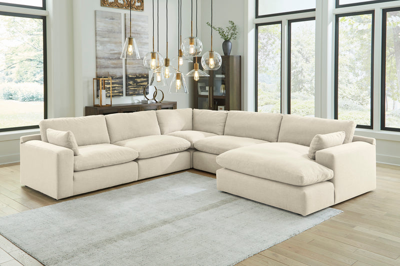Elyza 5-Piece Sectional with RAF Chaise