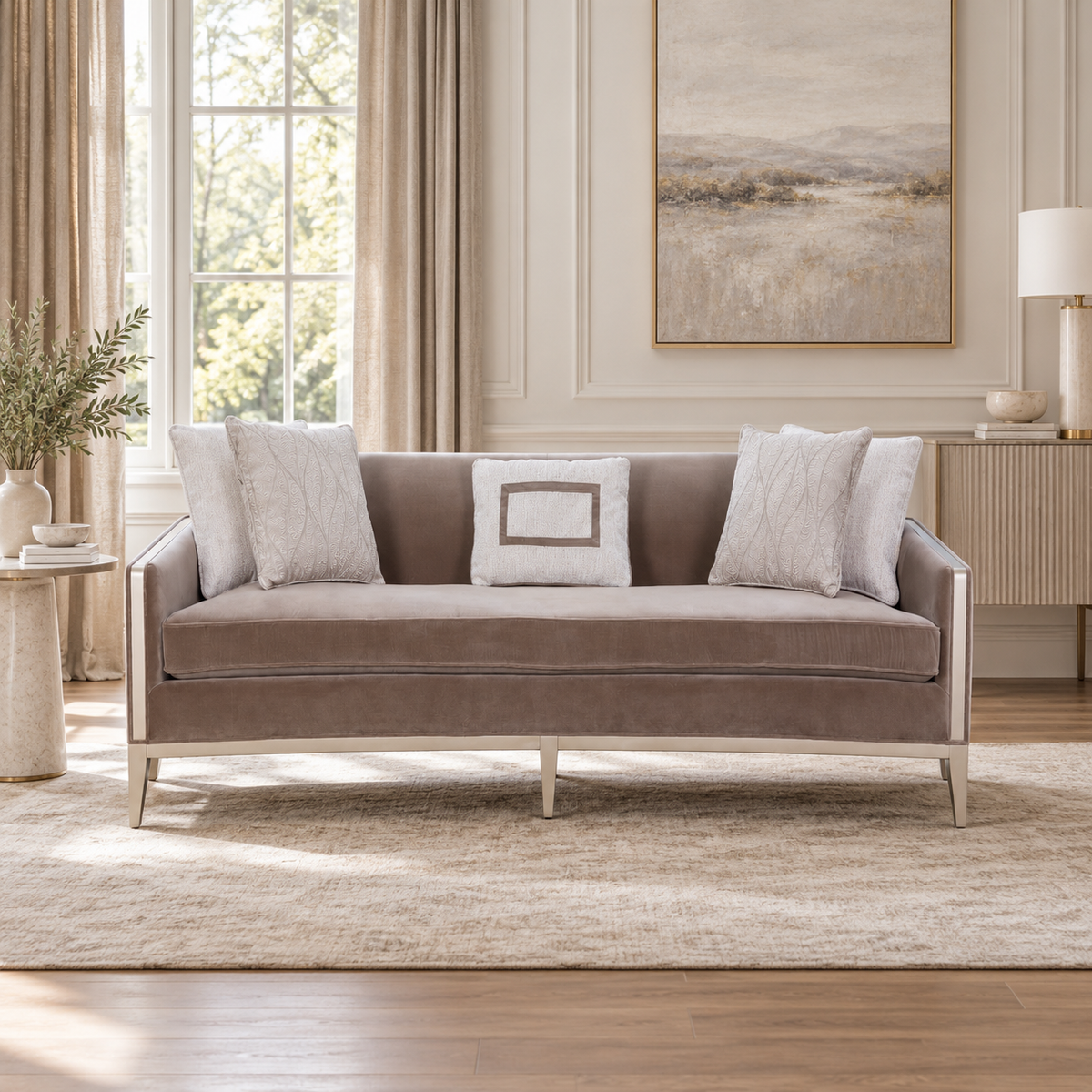 AlReem Mocha Sofa 450cm