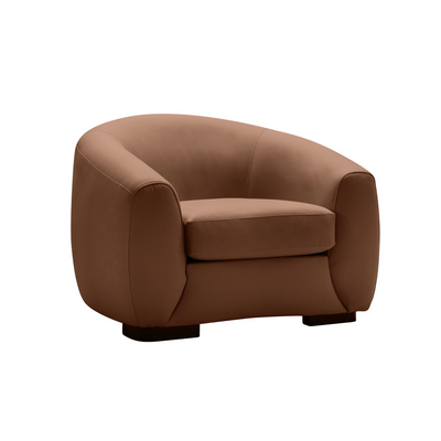 Boucle Leather Chair