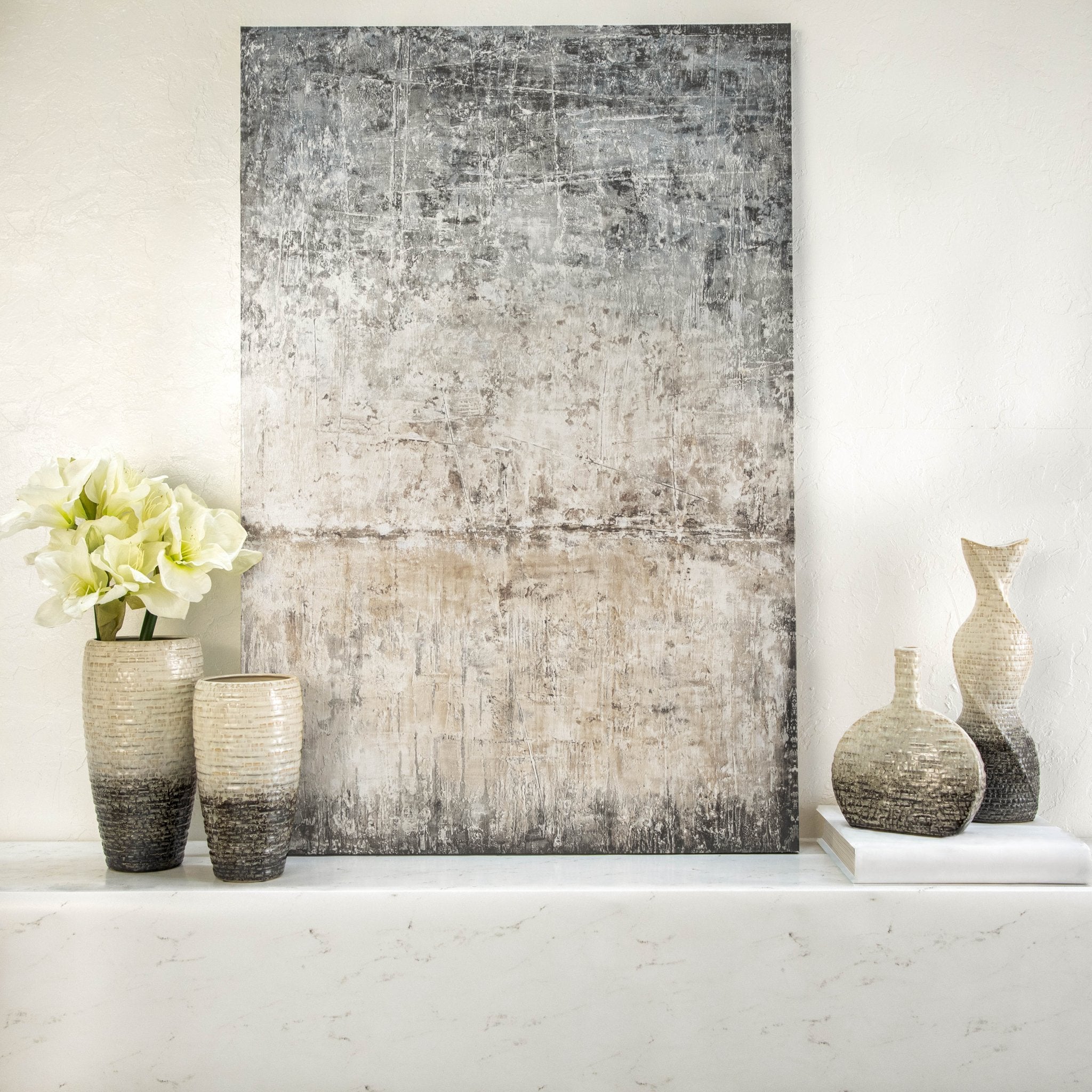 10"H TRIBAL VASE, BROWN Vases and Jars| Sagebrook Home