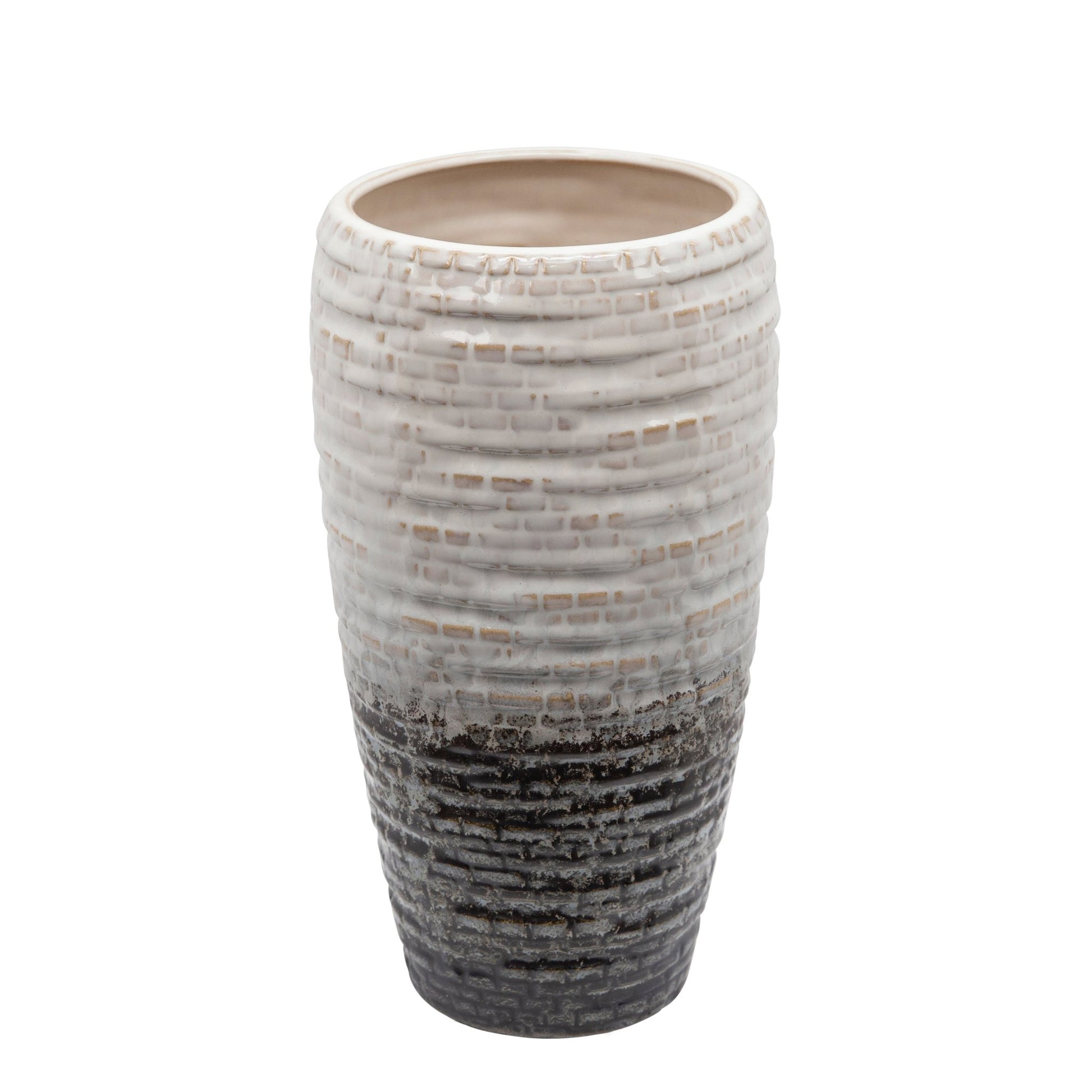 10"H TRIBAL VASE, BROWN Vases and Jars| Sagebrook Home