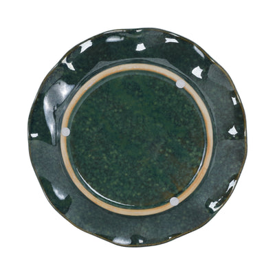 10x2" Flower Birdbath With Perched Bird, Green - Al Rugaib Furniture