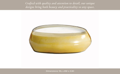 10x3" 61 Oz Midnight Amber Scented Candle, Amber - Al Rugaib Furniture