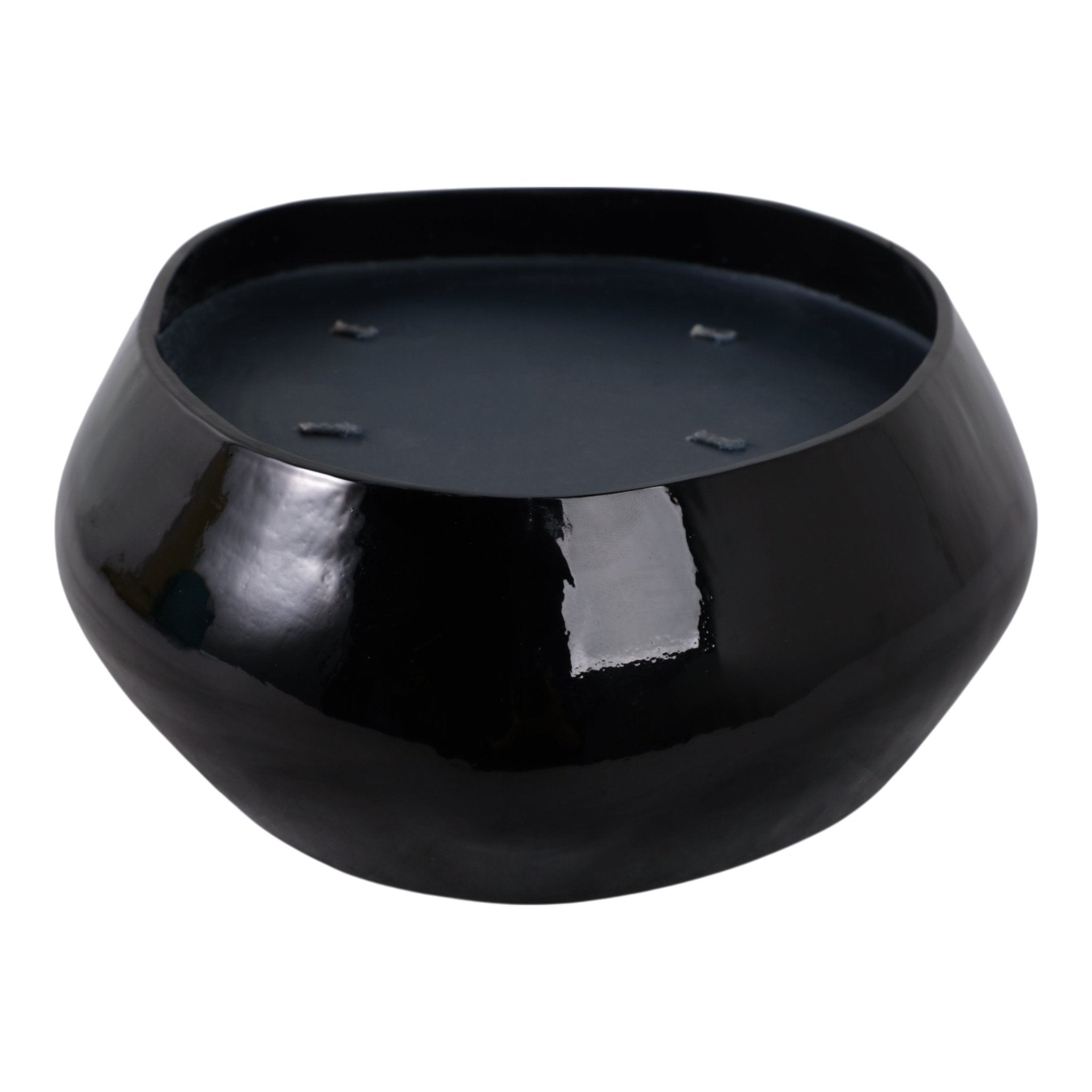 10x3" 61 Oz Red Currant & Oak Scented Candle, Blac Candle Holders| Sagebrook Home