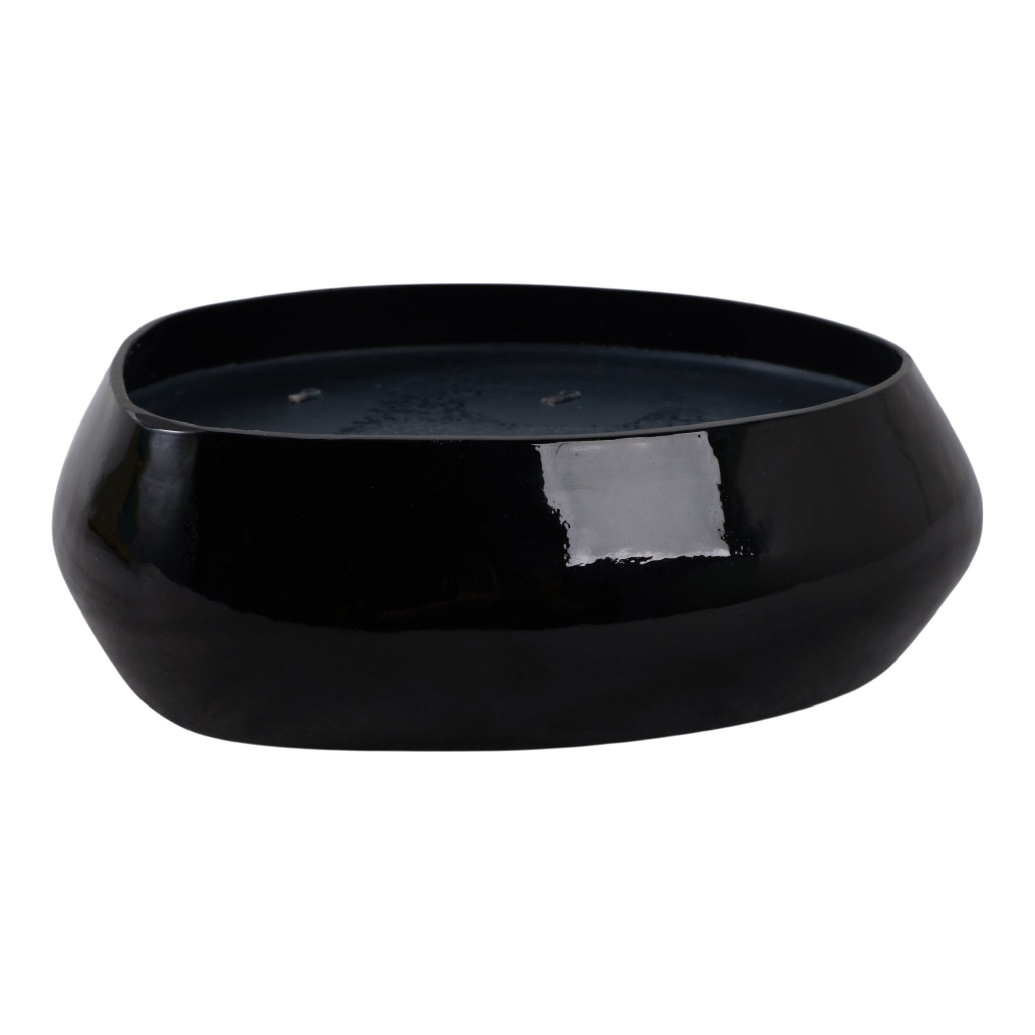 10x3" 61 Oz Red Currant & Oak Scented Candle, Blac Candle Holders| Sagebrook Home