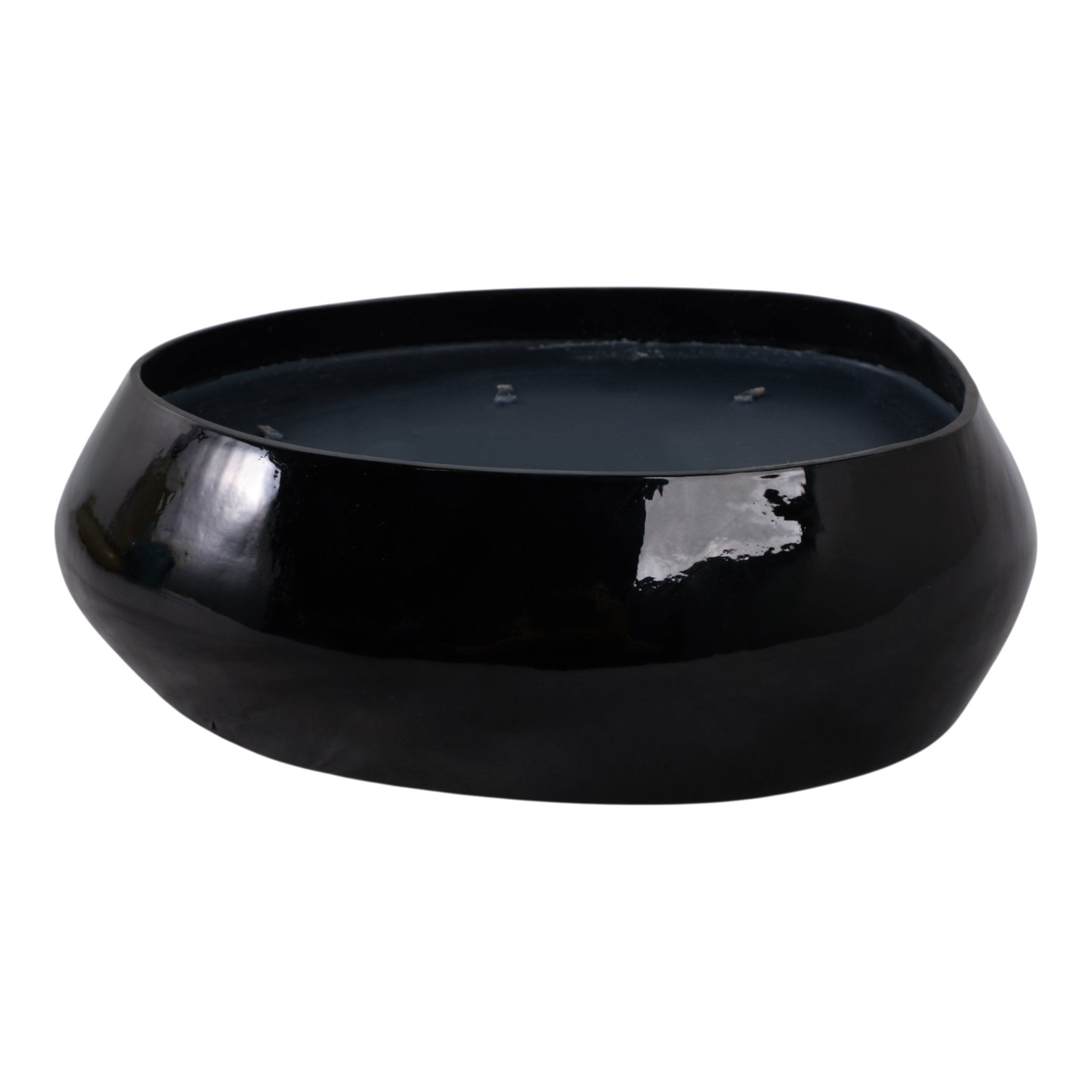 10x3" 61 Oz Red Currant & Oak Scented Candle, Blac Candle Holders| Sagebrook Home