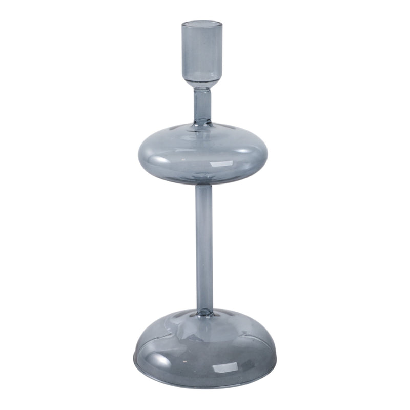 10x4" Retro Bubble Taper Holder, Blue - Al Rugaib Furniture