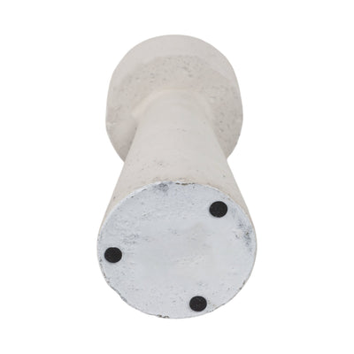 10x4" Taper & Pillar Holder, White - Al Rugaib Furniture