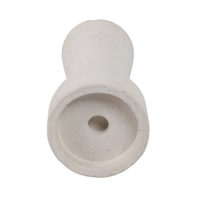 10x4" Taper & Pillar Holder, White - Al Rugaib Furniture