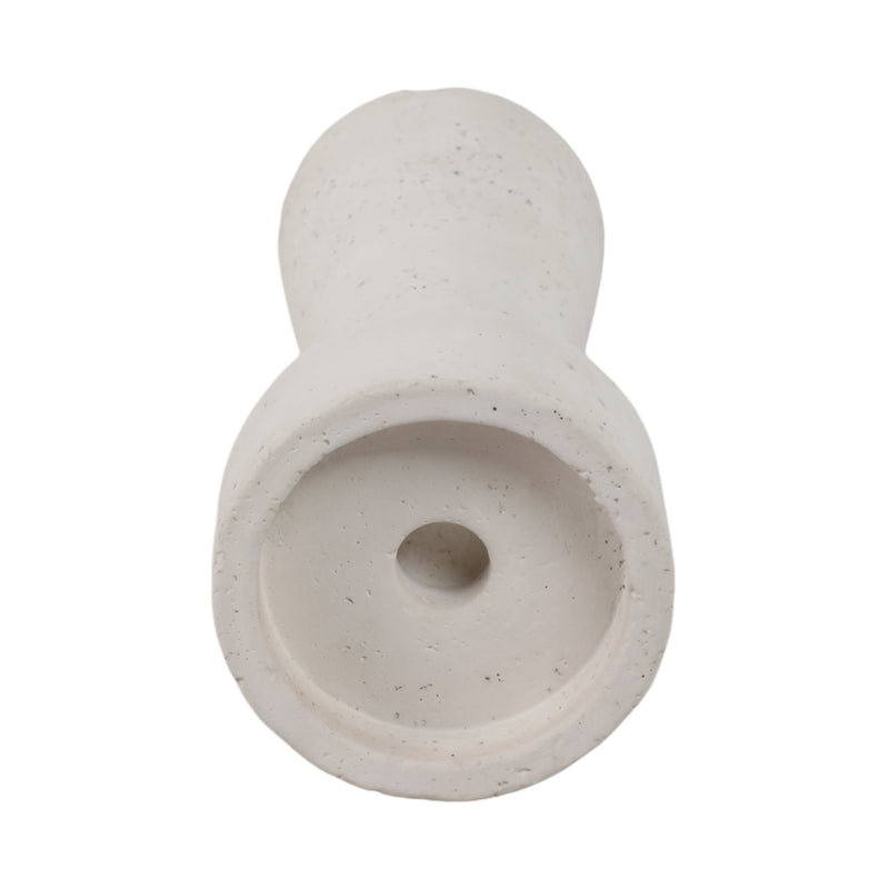 10x4" Taper & Pillar Holder, White - Al Rugaib Furniture