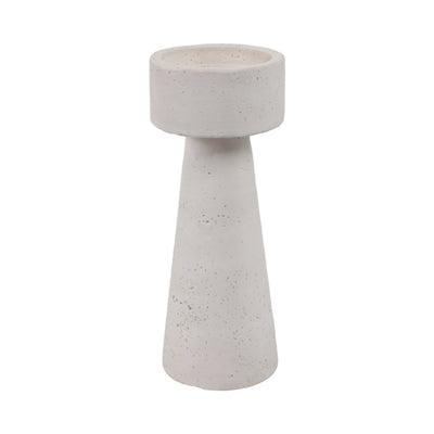 10x4" Taper & Pillar Holder, White - Al Rugaib Furniture