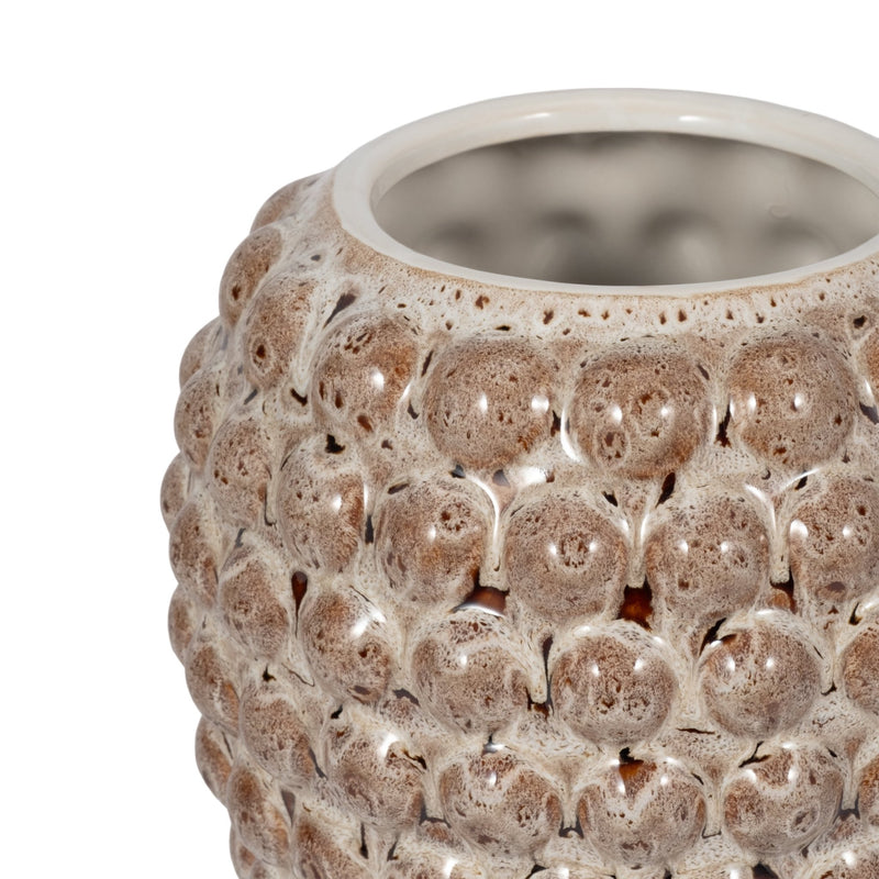 11" Atakora Small Vase, Bronze - Al Rugaib Furniture