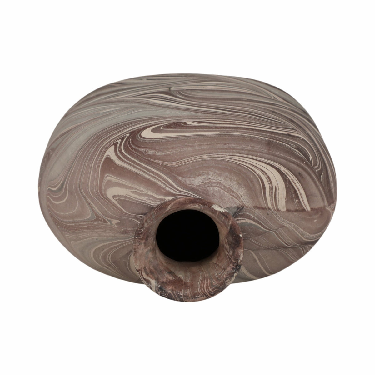 11" CARRANA SMALL BROWN ECOMIX VASE Vases and Jars| Sagebrook Home