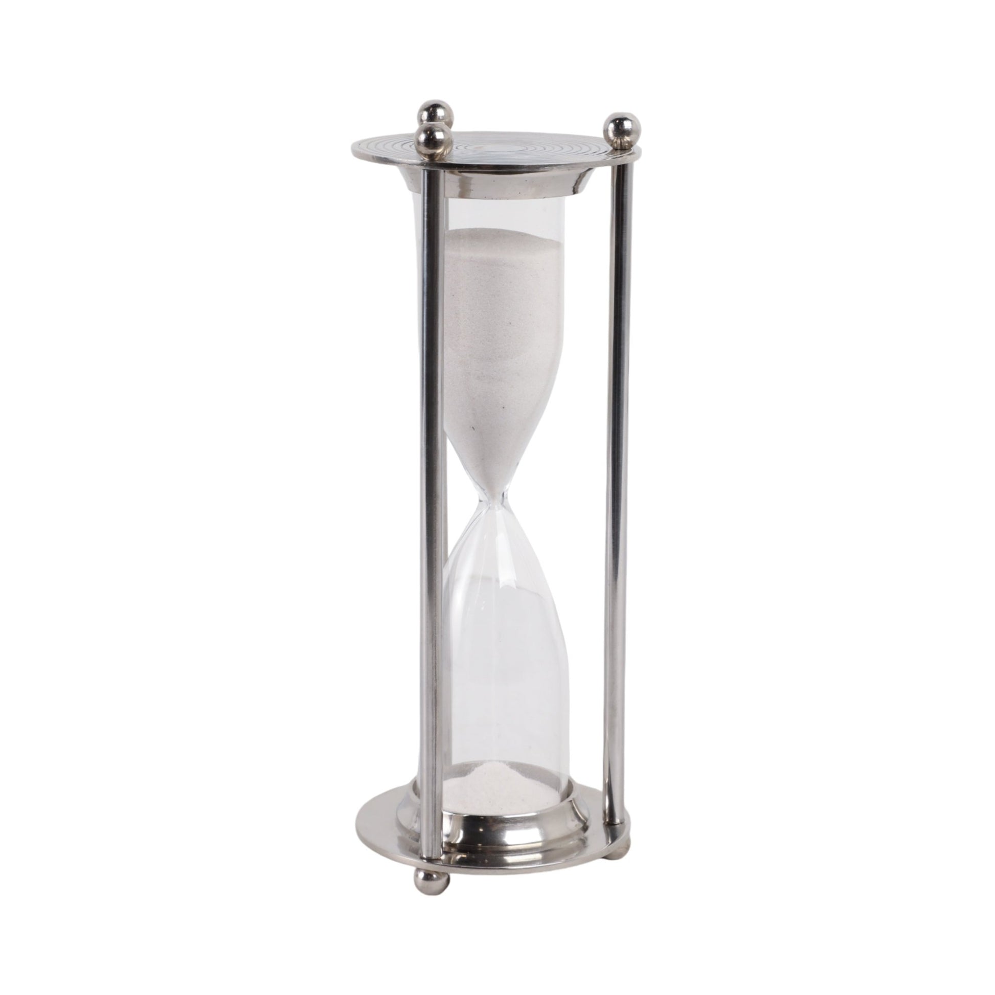 11" GATLIN METAL HOURGLASS Table Decors| Sagebrook Home