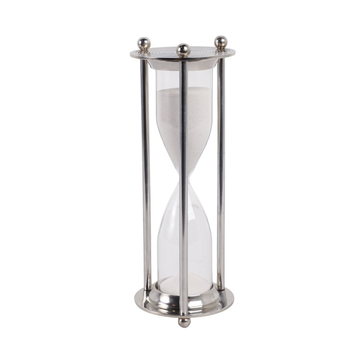 11" GATLIN METAL HOURGLASS Table Decors| Sagebrook Home