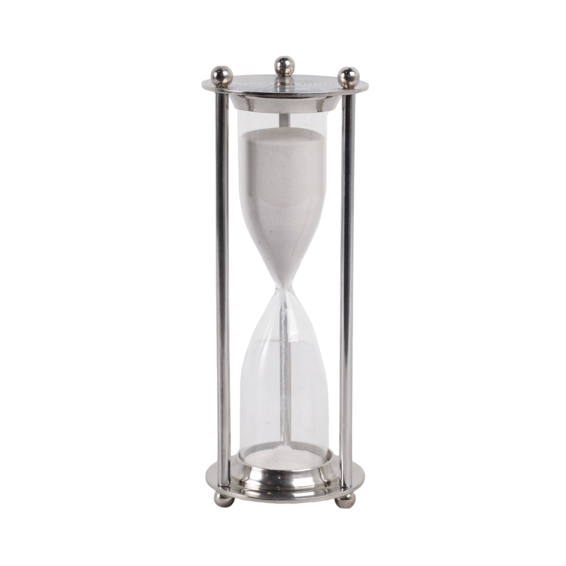 11" GATLIN METAL HOURGLASS Table Decors| Sagebrook Home