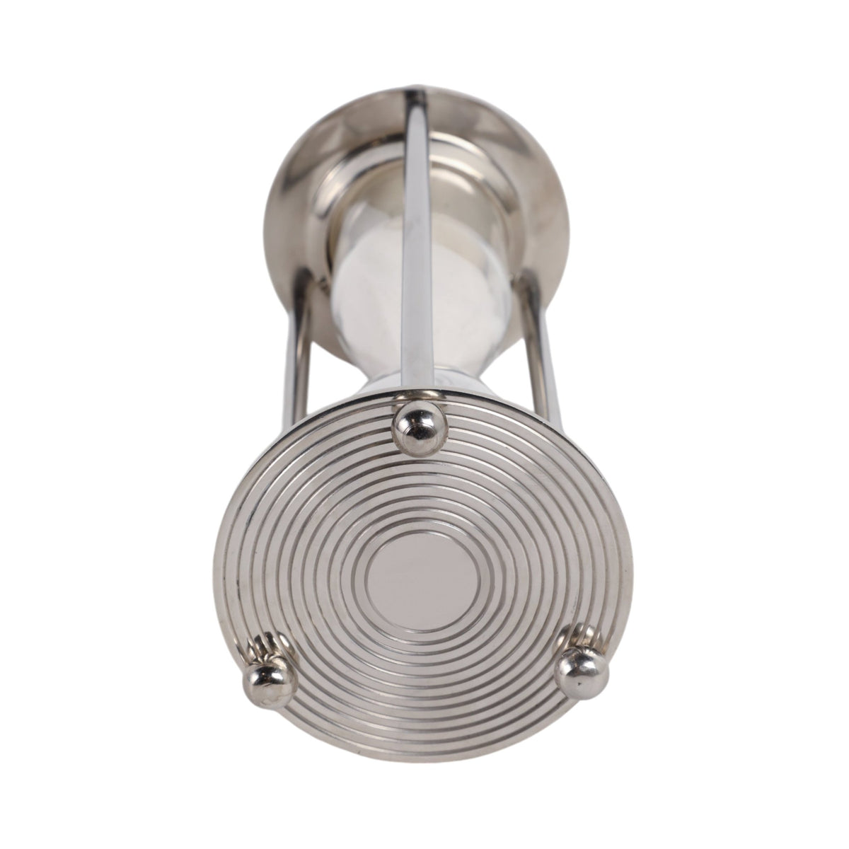11" GATLIN METAL HOURGLASS Table Decors| Sagebrook Home