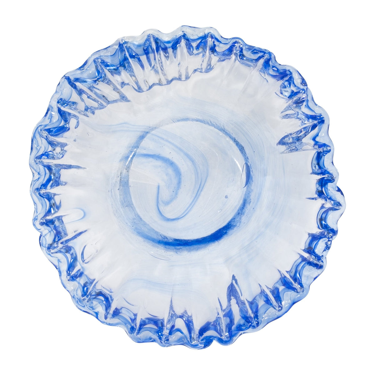 11" HARRISON LARGE BLUE BOWL Table Decors| Sagebrook Home