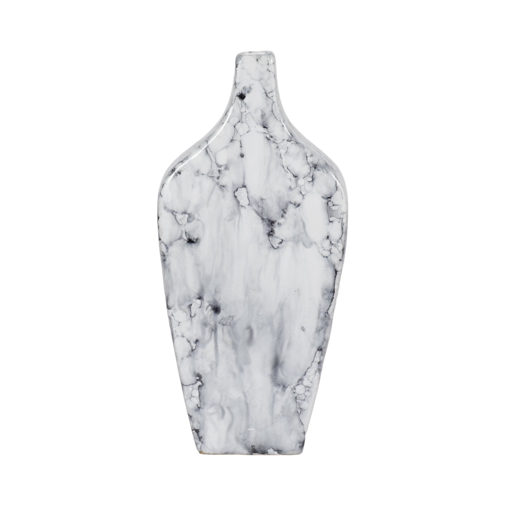 11" Karlin Small Marbled Vase Vases and Jars| Sagebrook Home