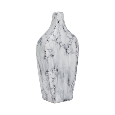 11" Karlin Small Marbled Vase - Al Rugaib Furniture