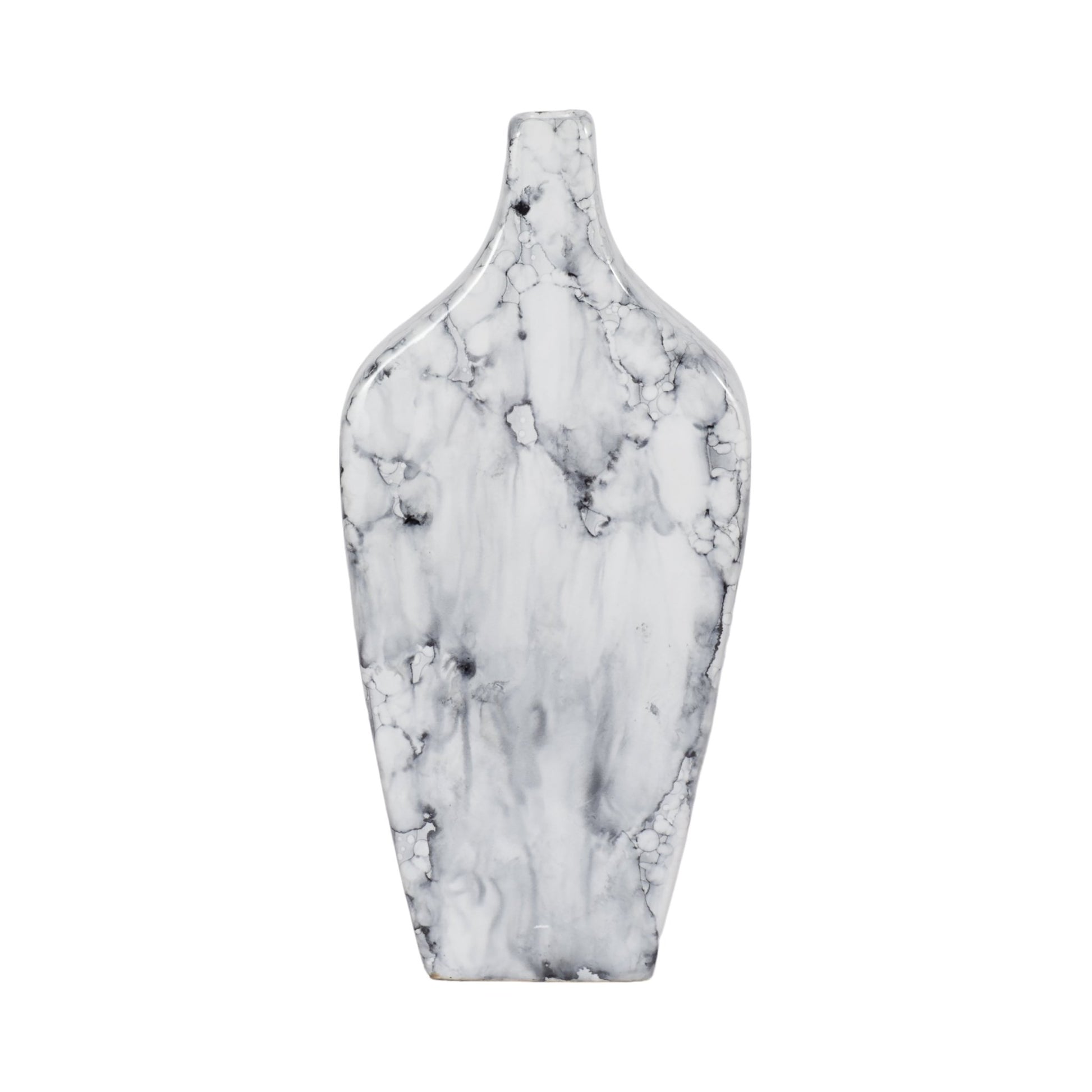 11" Karlin Small Marbled Vase Vases and Jars| Sagebrook Home