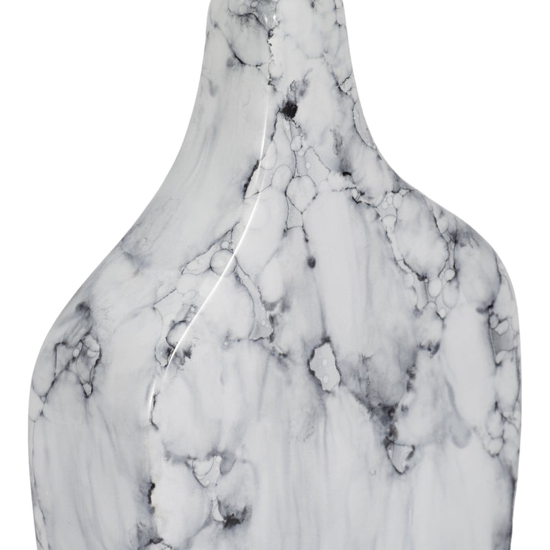 11" Karlin Small Marbled Vase - Al Rugaib Furniture
