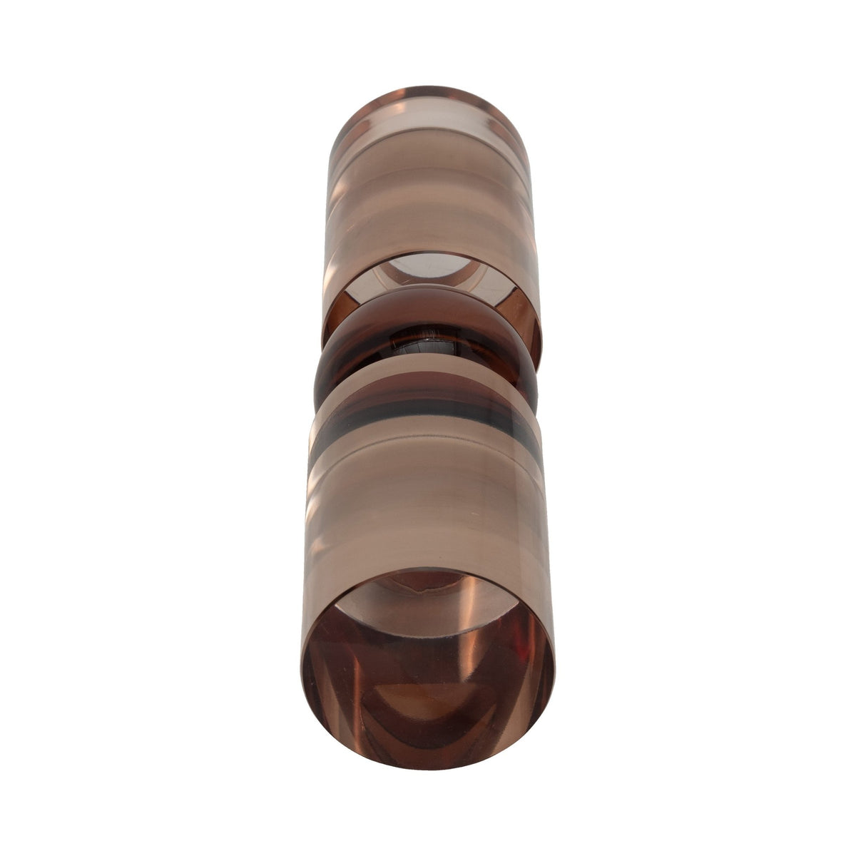 11" MARLA SMALL BRONZE CRYSTAL CANDLESTICK Table Decors| Sagebrook Home