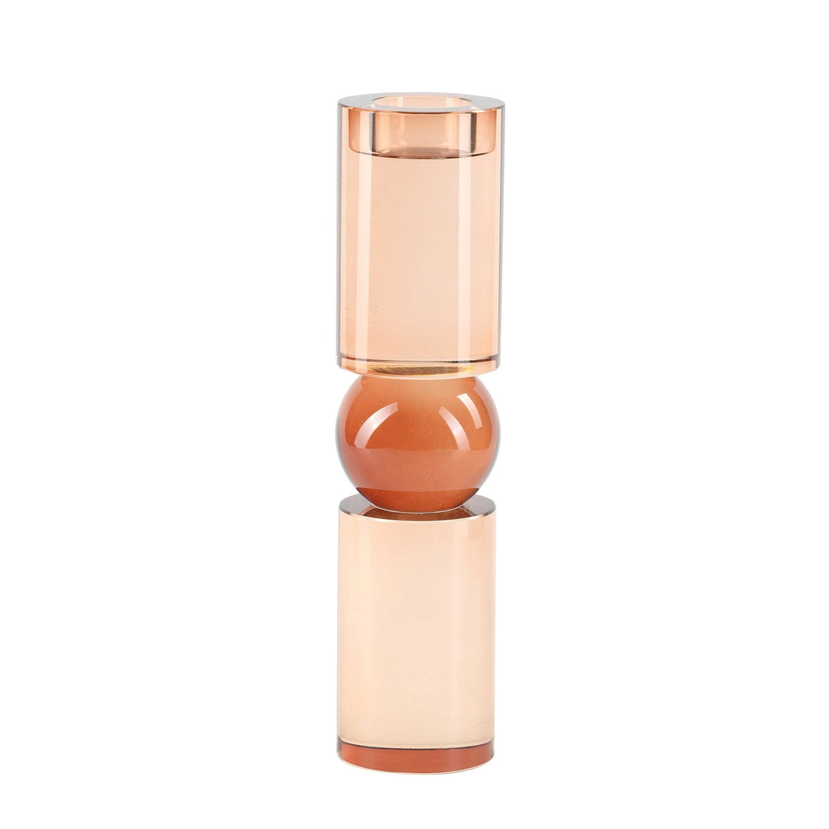 11" MARLA SMALL BRONZE CRYSTAL CANDLESTICK Table Decors| Sagebrook Home