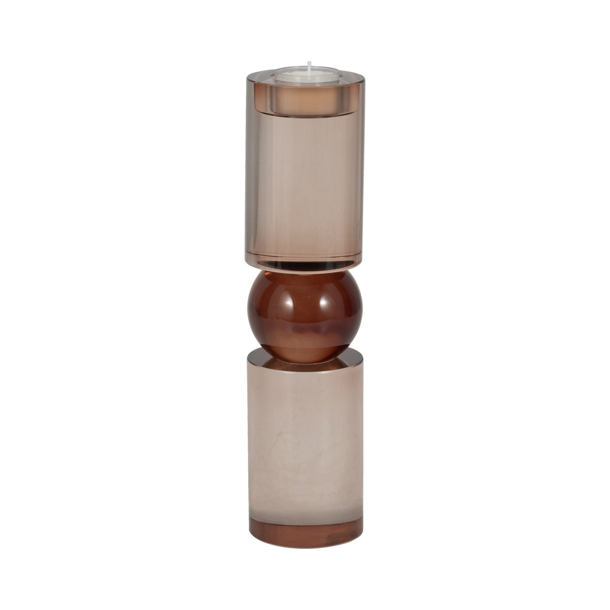11" MARLA SMALL BRONZE CRYSTAL CANDLESTICK Table Decors| Sagebrook Home