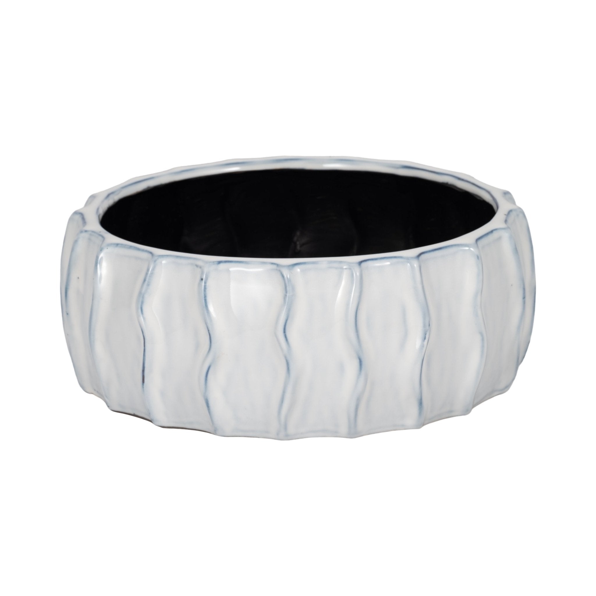11" Sea Urchin Bowl, White/blue Table Decors| Sagebrook Home