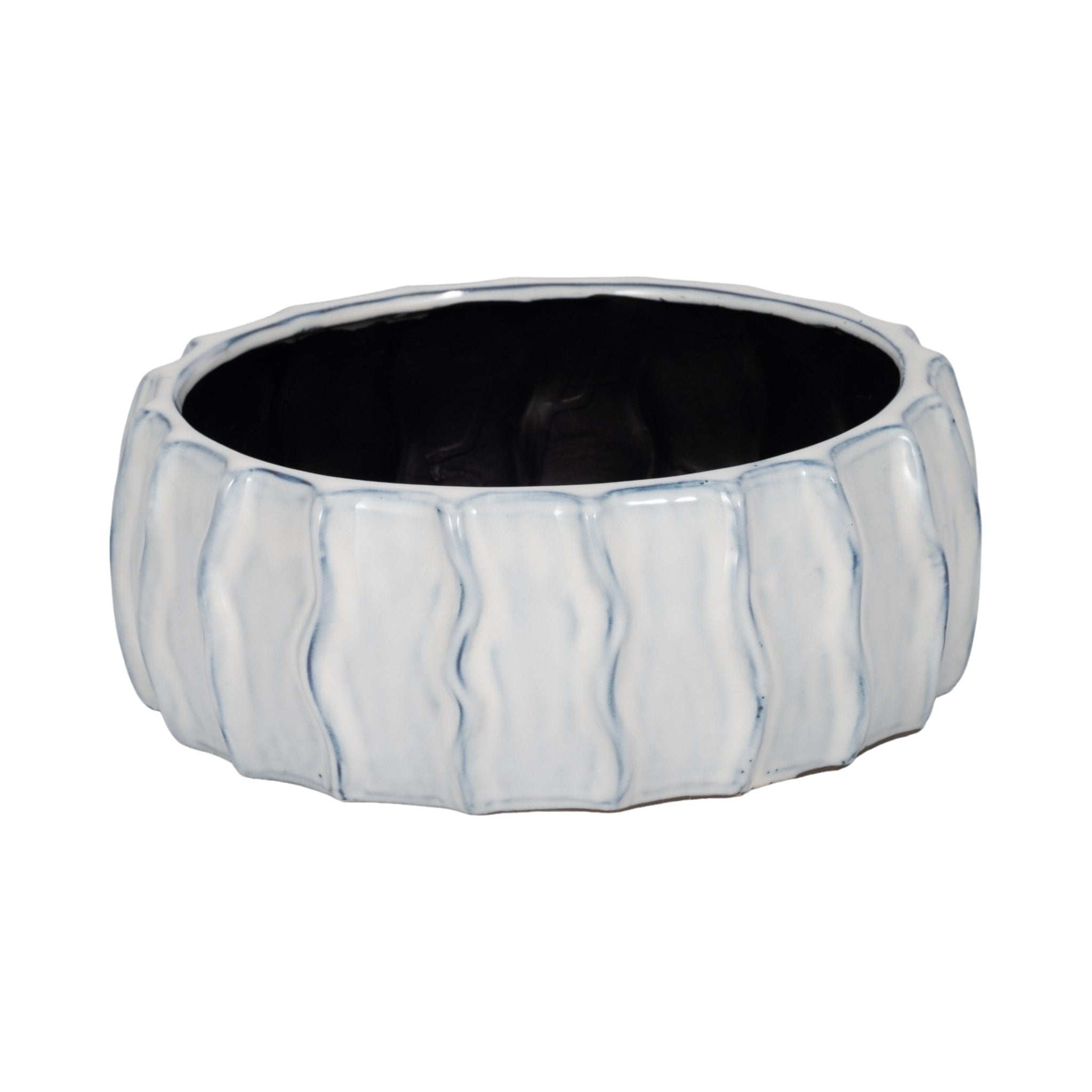 11" Sea Urchin Bowl, White/blue Table Decors| Sagebrook Home