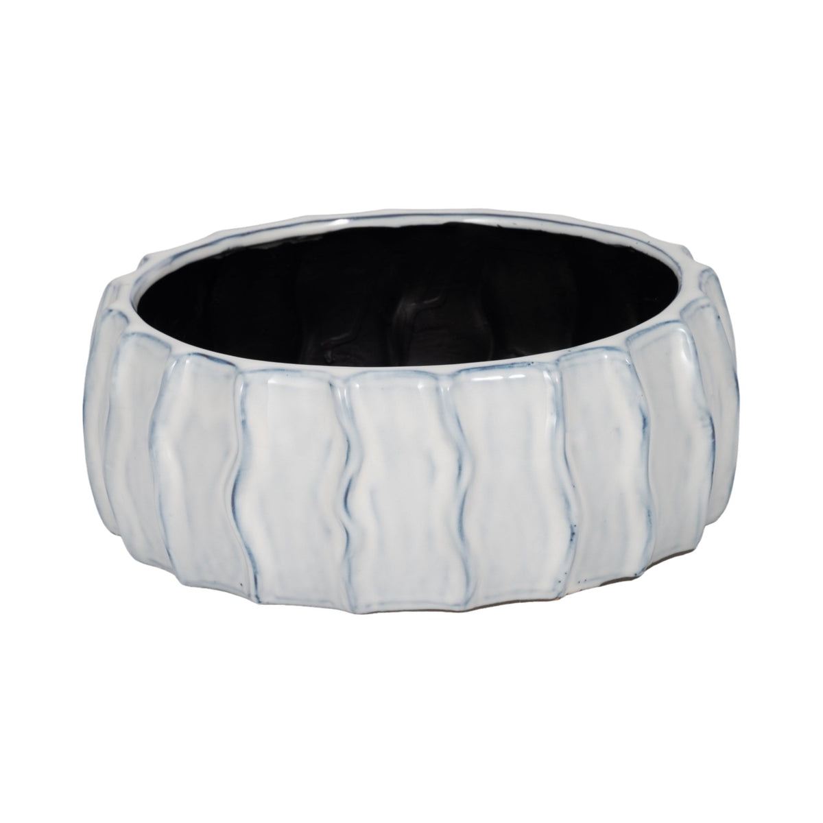 11" Sea Urchin Bowl, White/blue Table Decors| Sagebrook Home