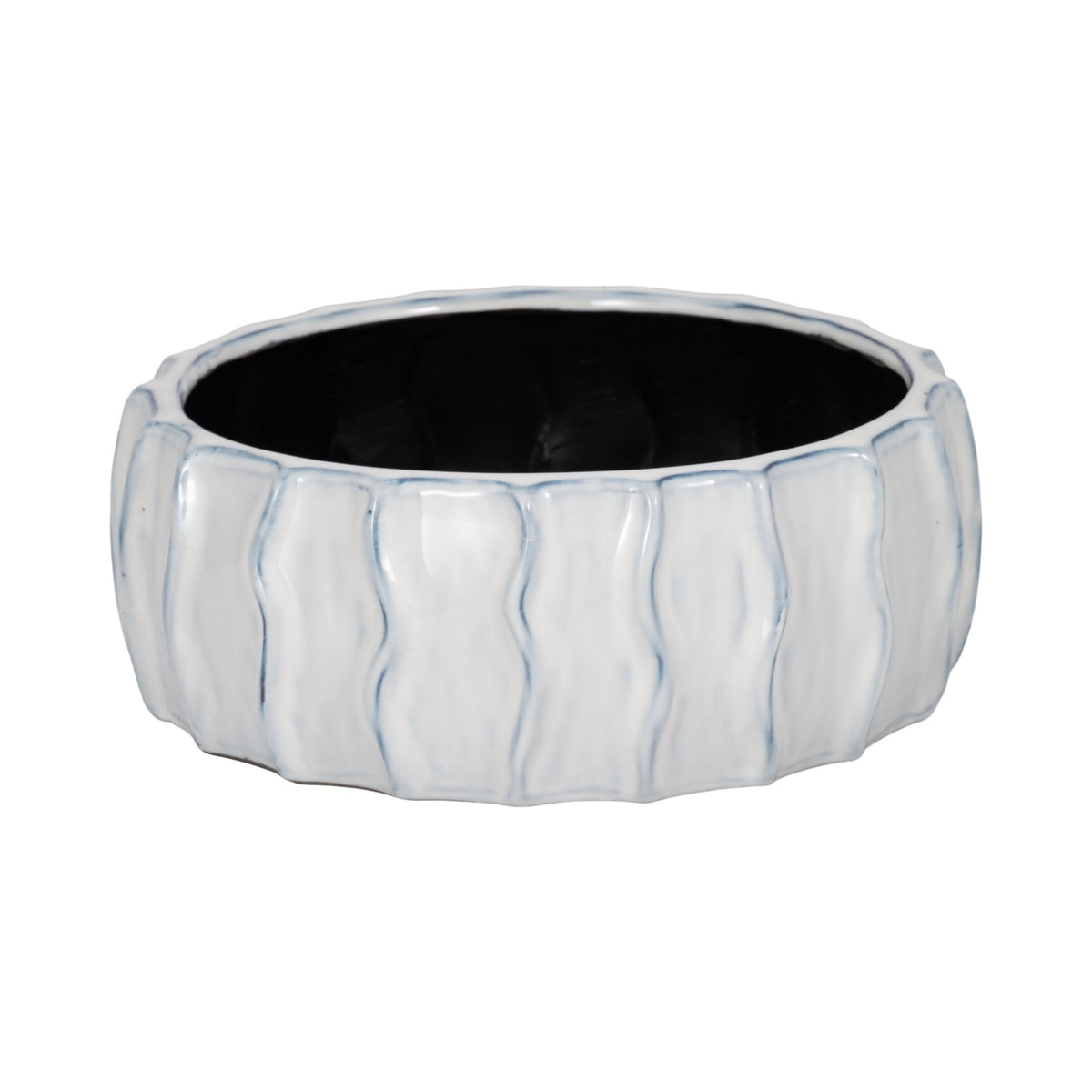11" Sea Urchin Bowl, White/blue Table Decors| Sagebrook Home