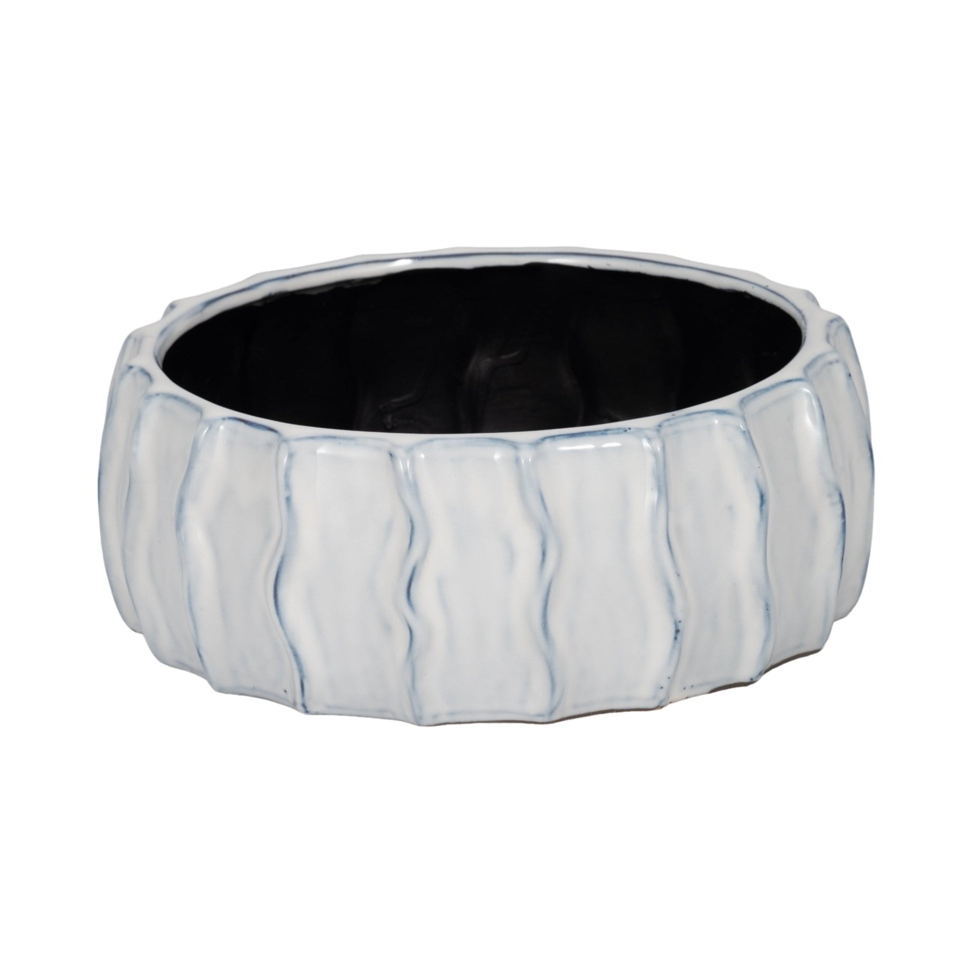 11" Sea Urchin Bowl, White/blue Table Decors| Sagebrook Home