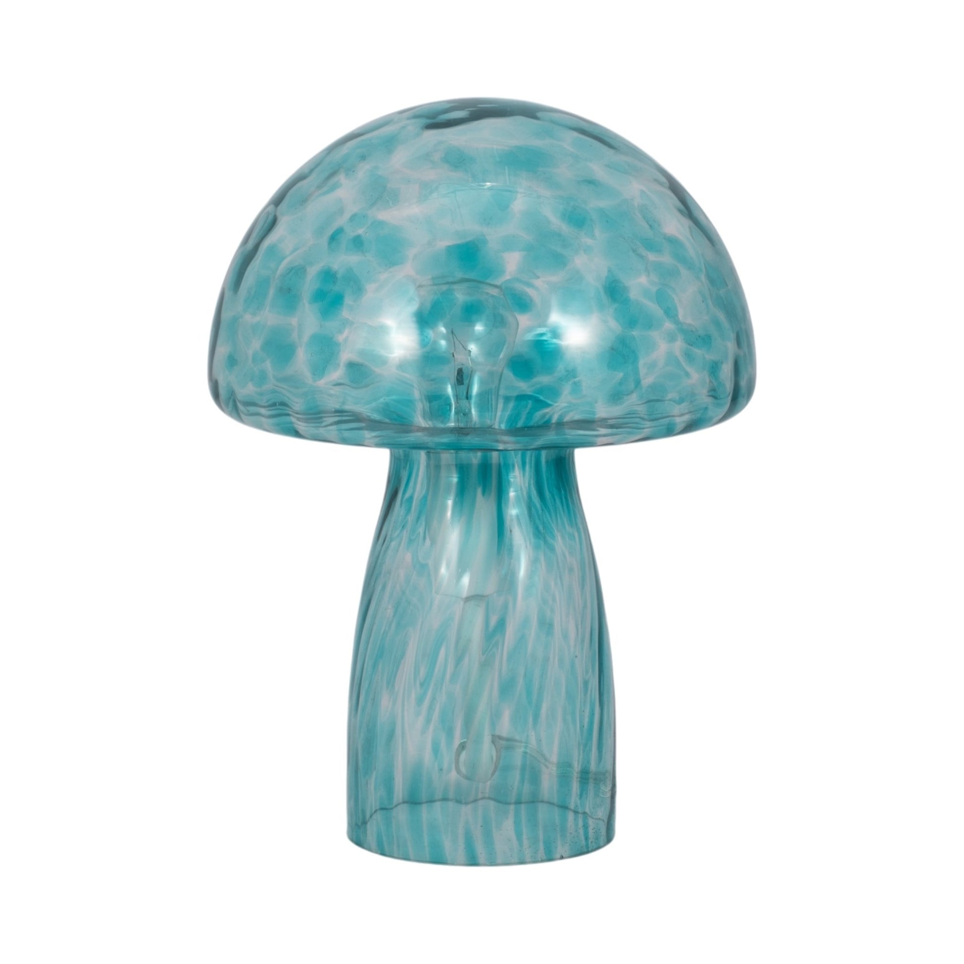 11" Spotted Mushroom Lamp, Seafoam Table Decors| Sagebrook Home
