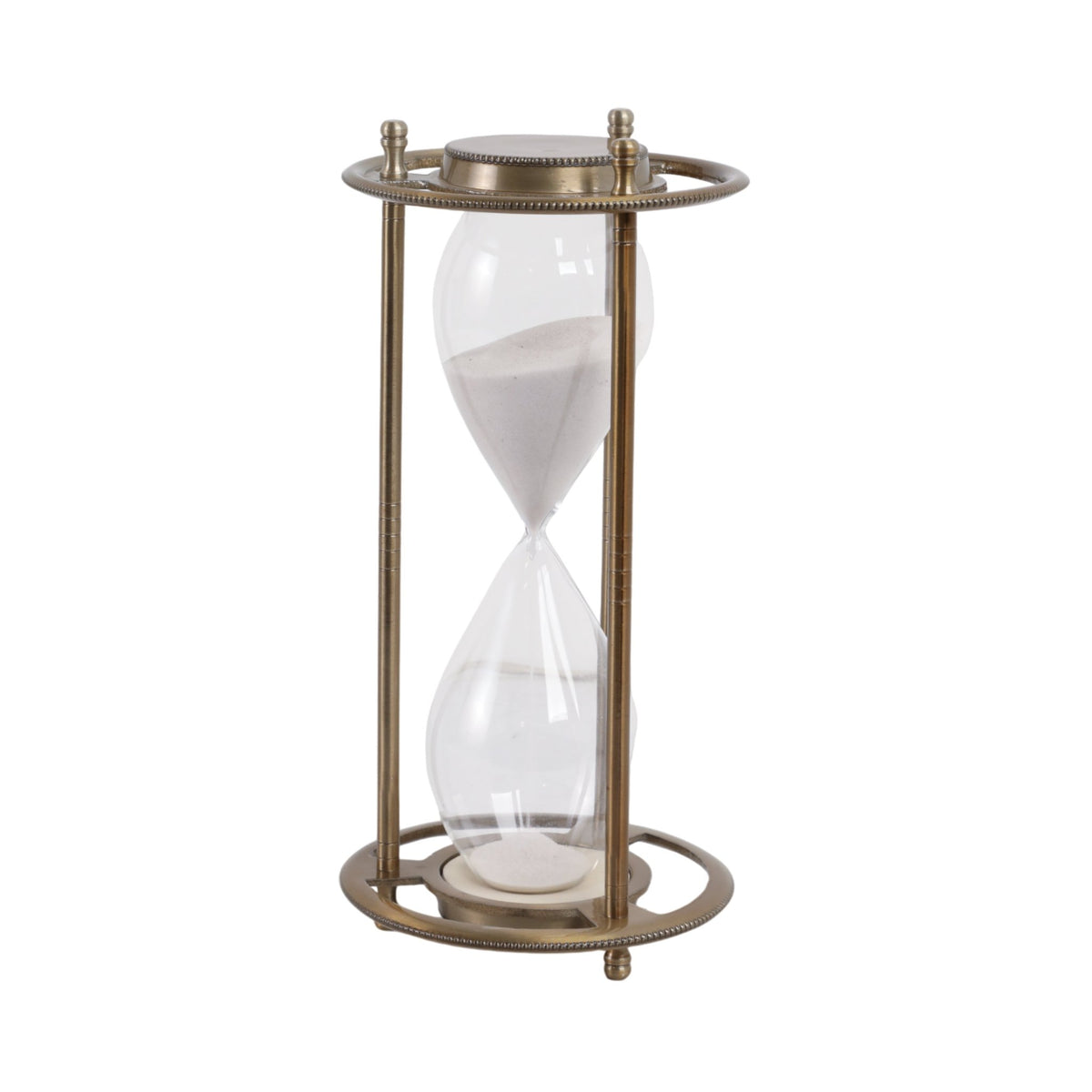 11" Verlice Bronze Metal Hourglass Table Decors| Sagebrook Home