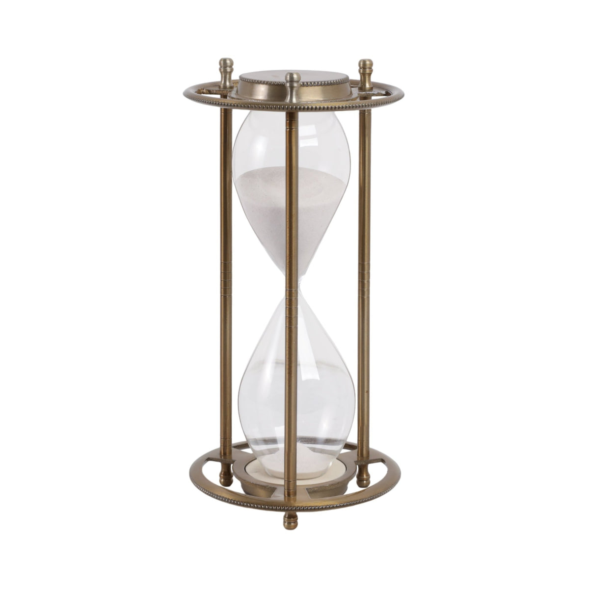11" Verlice Bronze Metal Hourglass Table Decors| Sagebrook Home