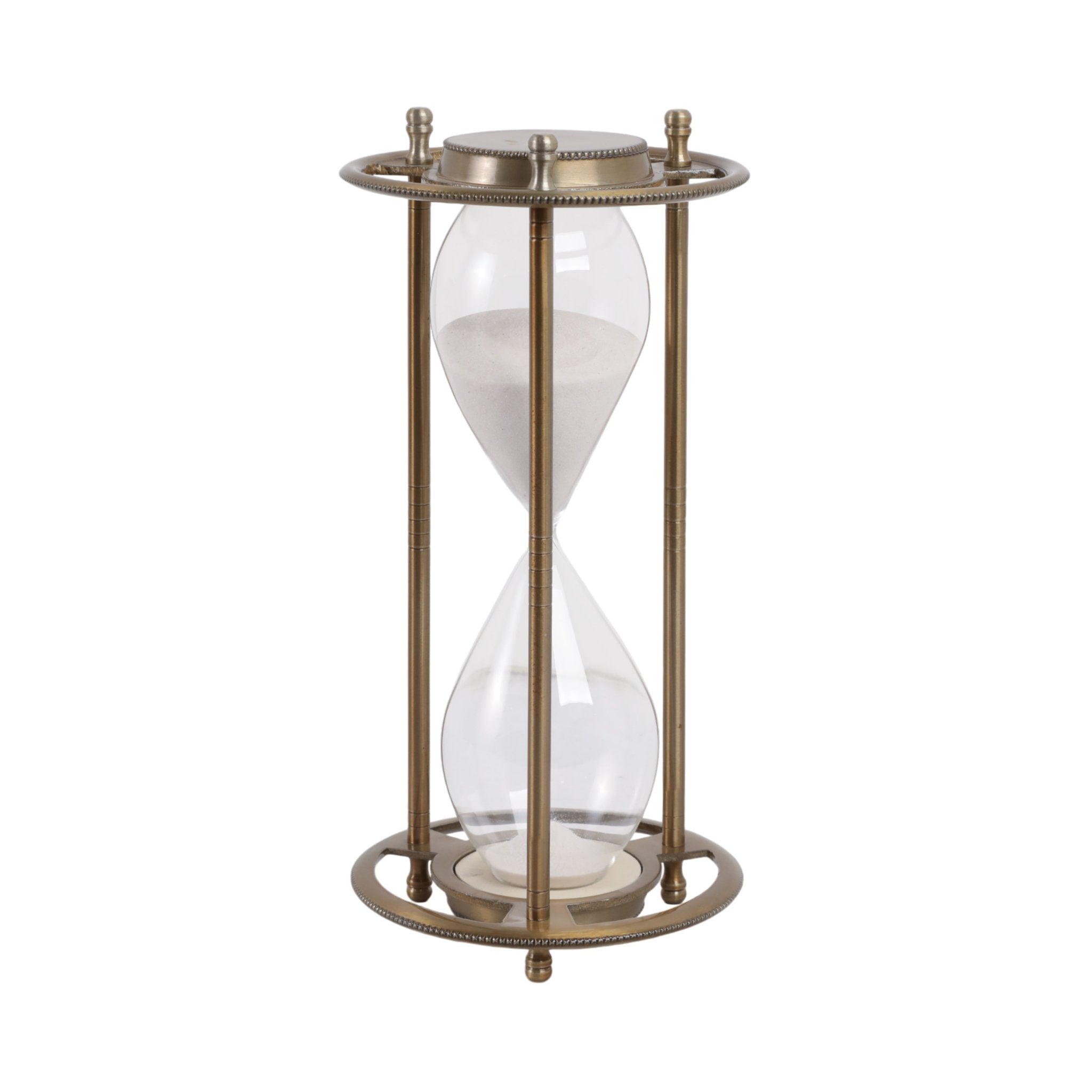 11" Verlice Bronze Metal Hourglass Table Decors| Sagebrook Home