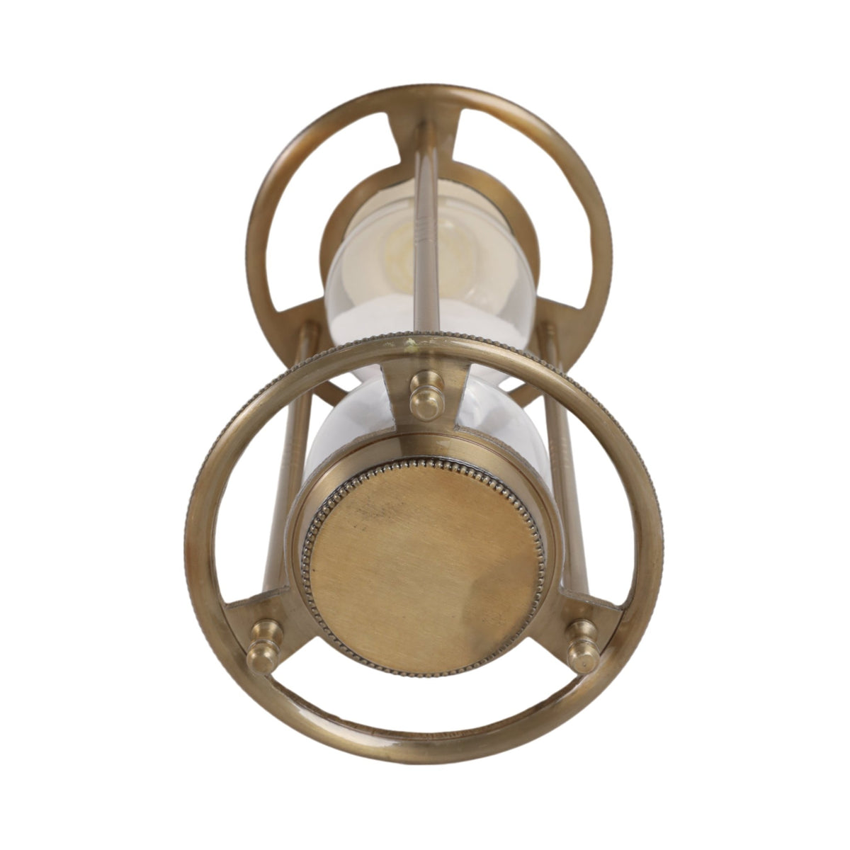 11" Verlice Bronze Metal Hourglass Table Decors| Sagebrook Home