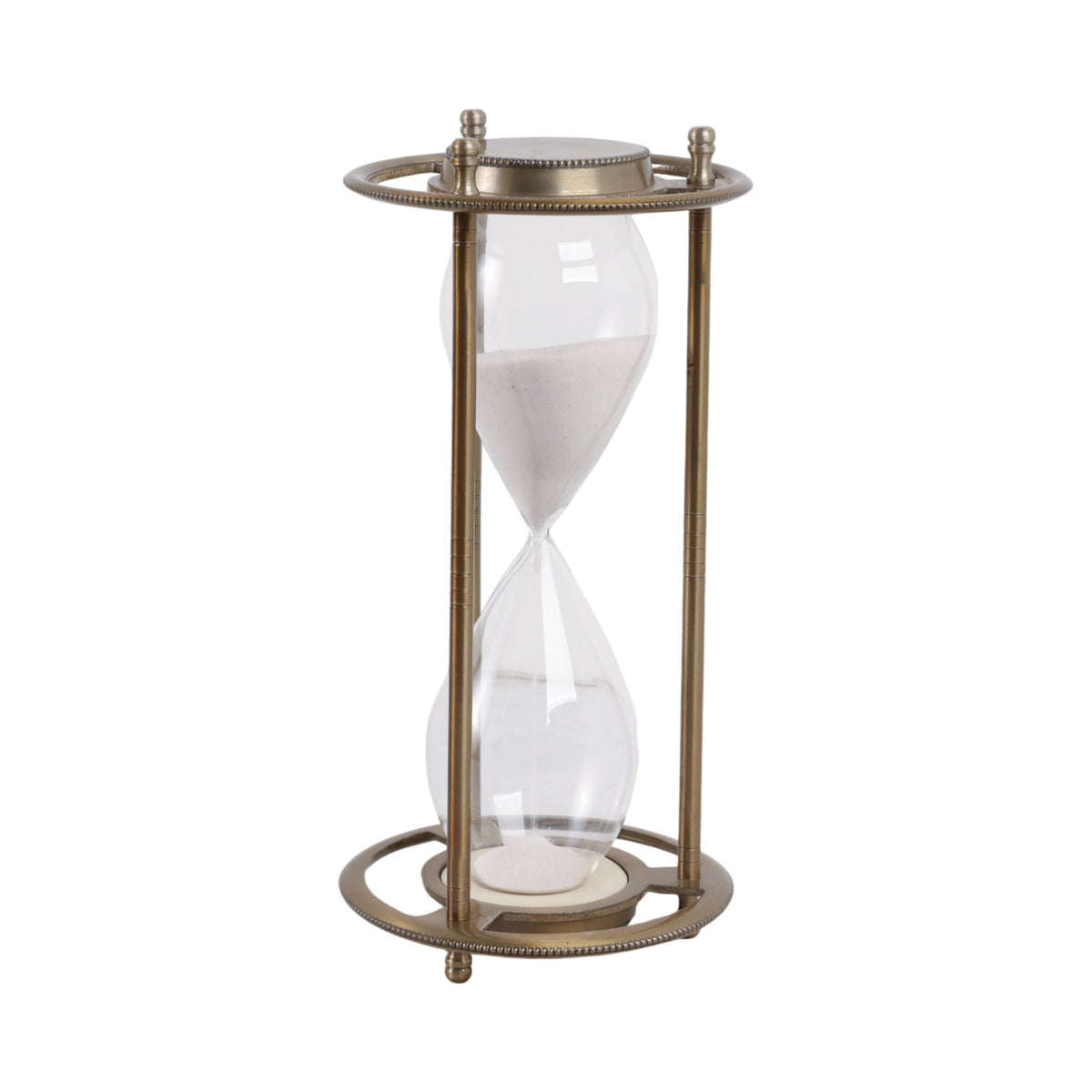 11" Verlice Bronze Metal Hourglass Table Decors| Sagebrook Home