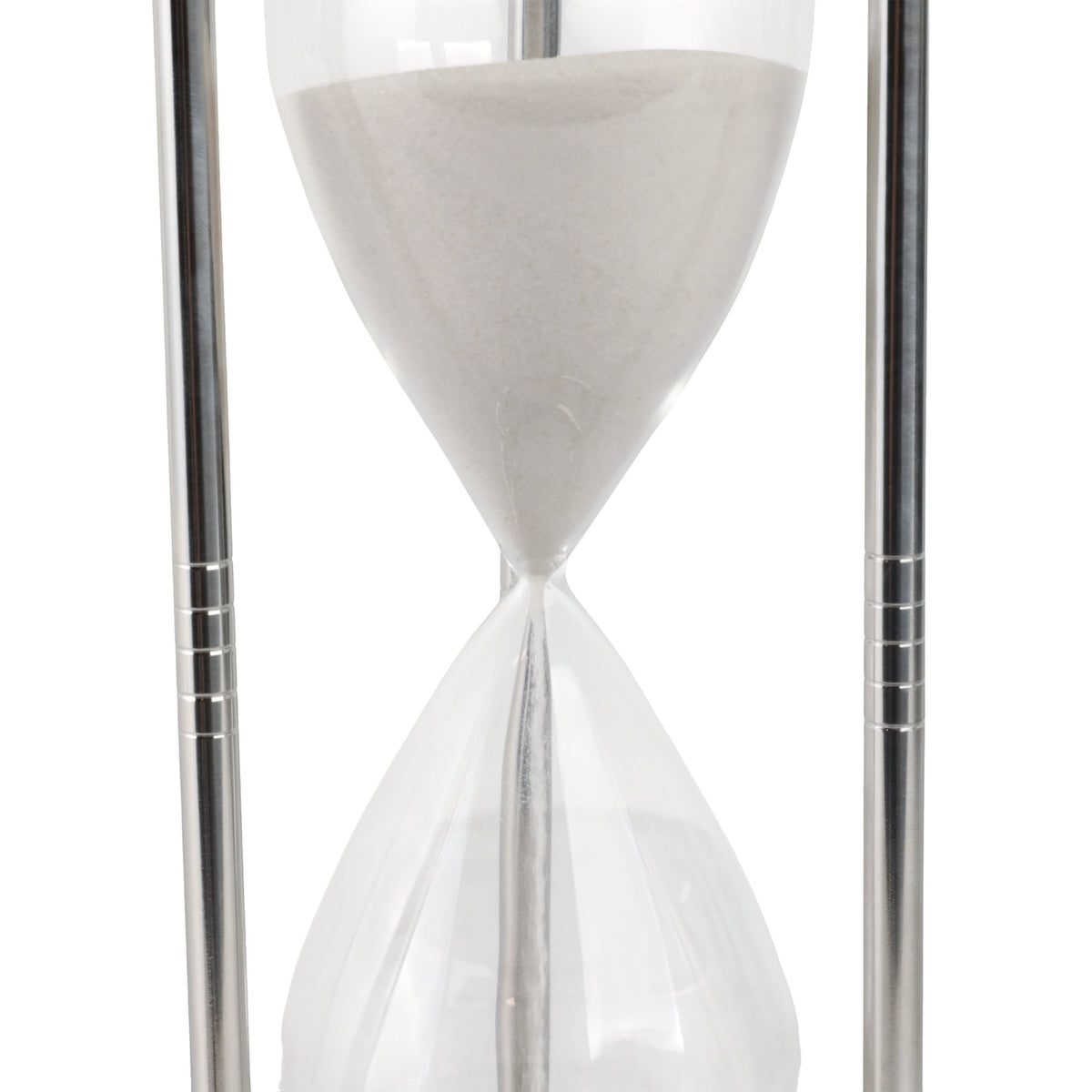 11" Verlice Silver Metal Hourglass Table Decors| Sagebrook Home