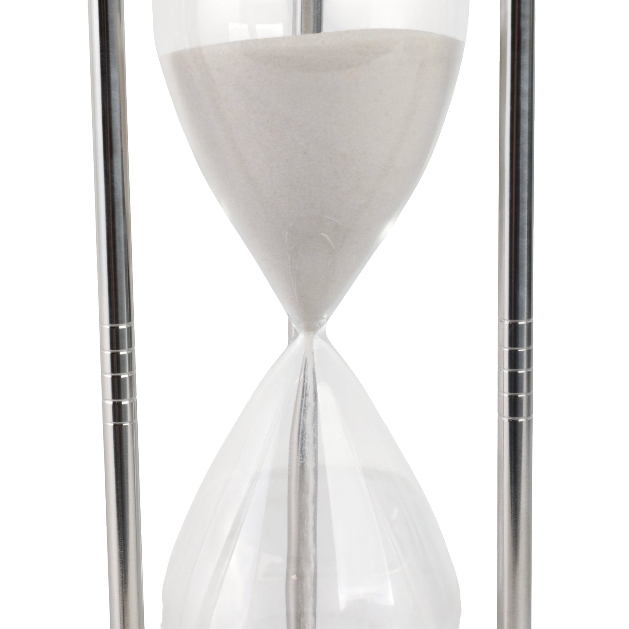 11" Verlice Silver Metal Hourglass Table Decors| Sagebrook Home