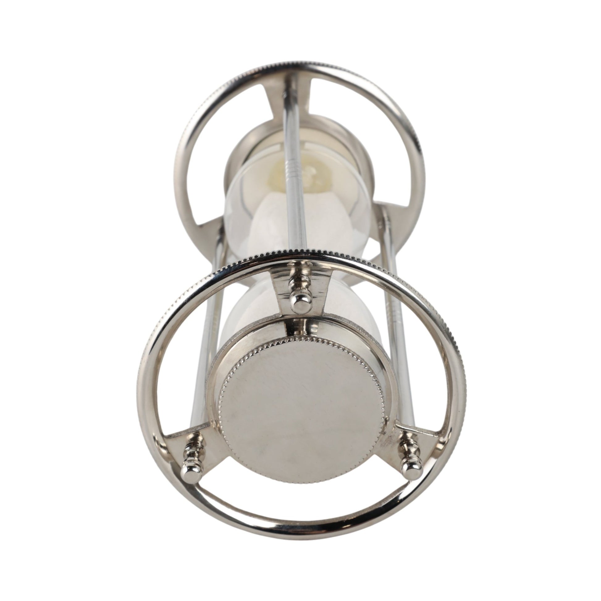 11" Verlice Silver Metal Hourglass Table Decors| Sagebrook Home