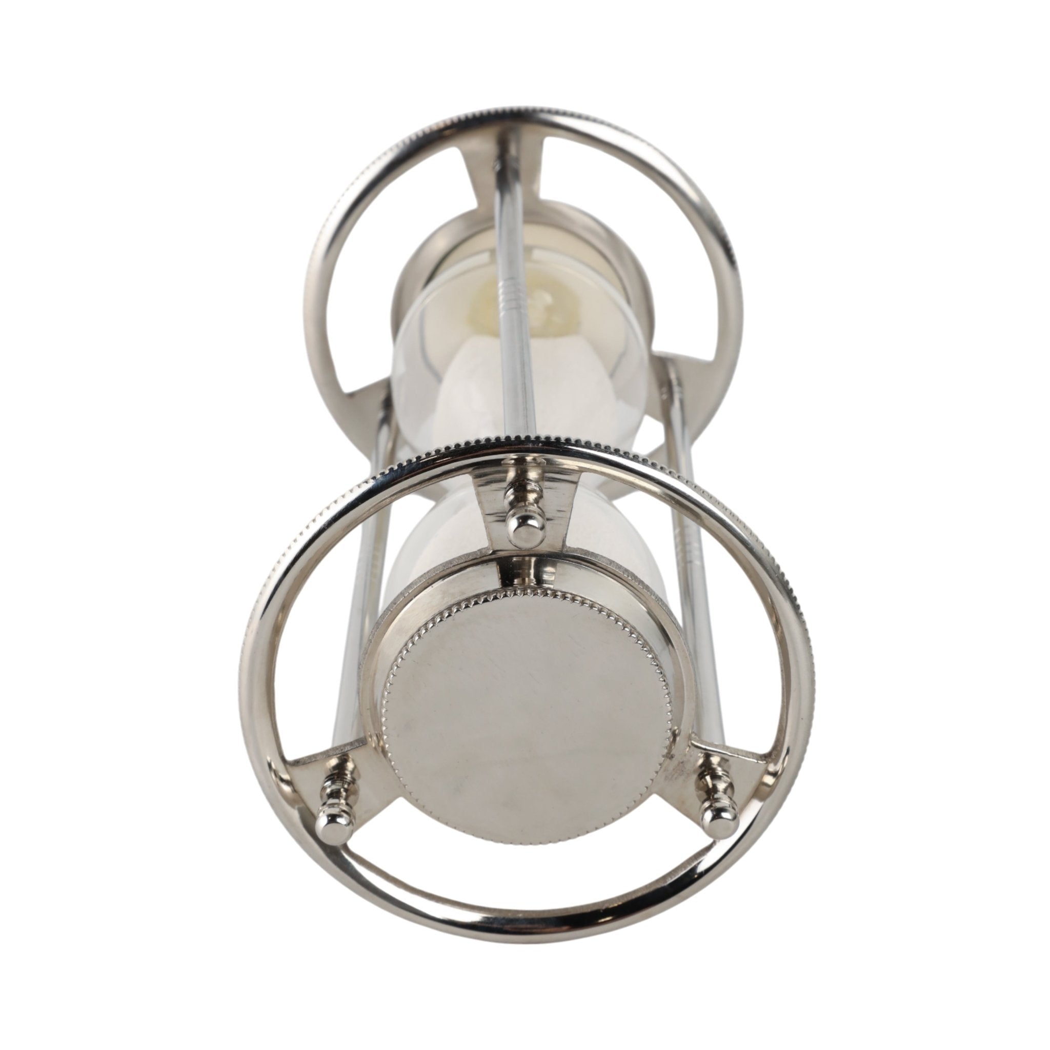 11" Verlice Silver Metal Hourglass Table Decors| Sagebrook Home