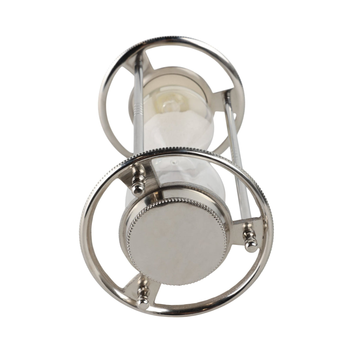 11" Verlice Silver Metal Hourglass Table Decors| Sagebrook Home