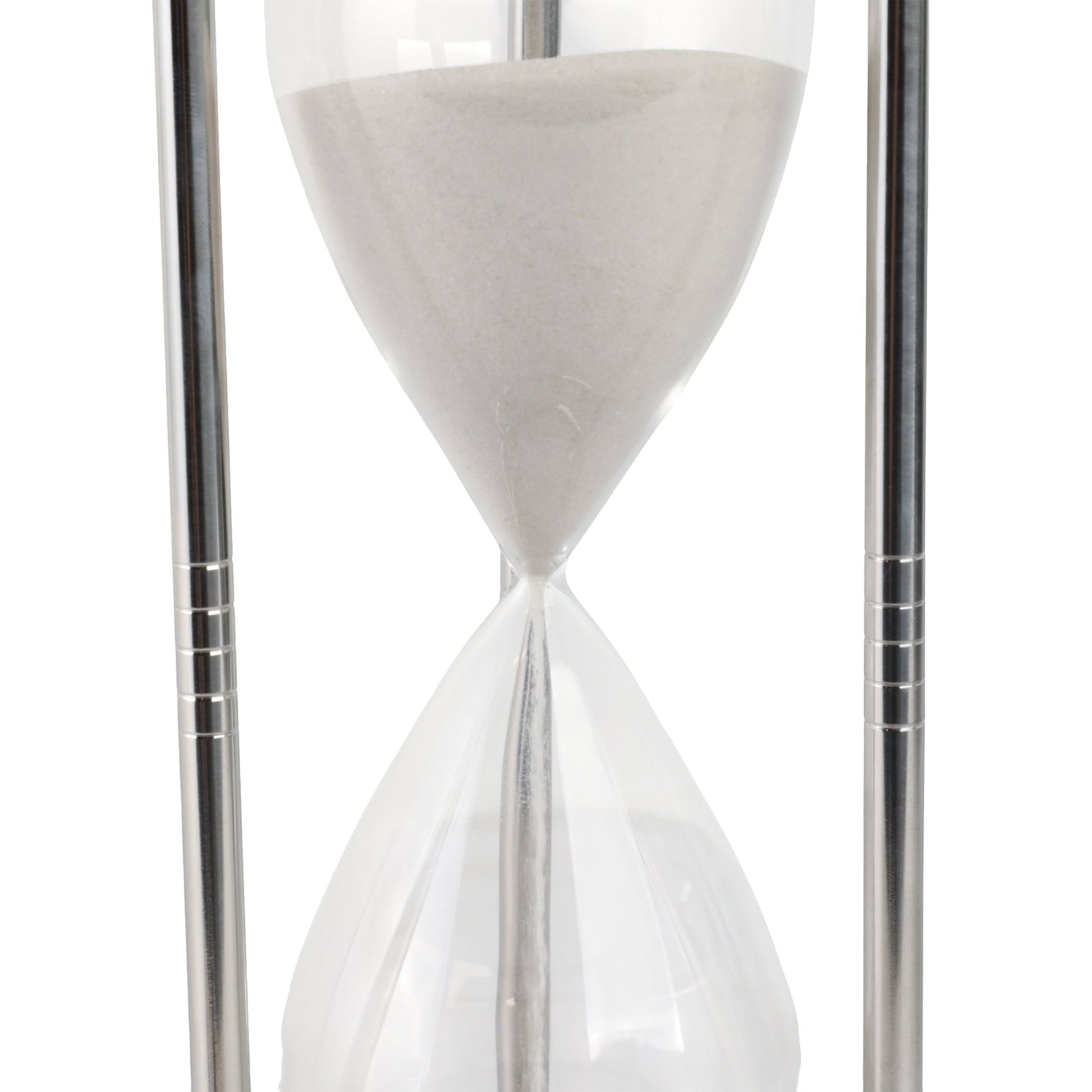 11" Verlice Silver Metal Hourglass Table Decors| Sagebrook Home
