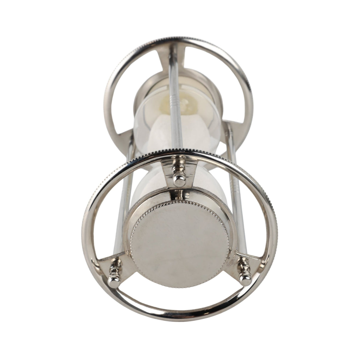 11" Verlice Silver Metal Hourglass Table Decors| Sagebrook Home
