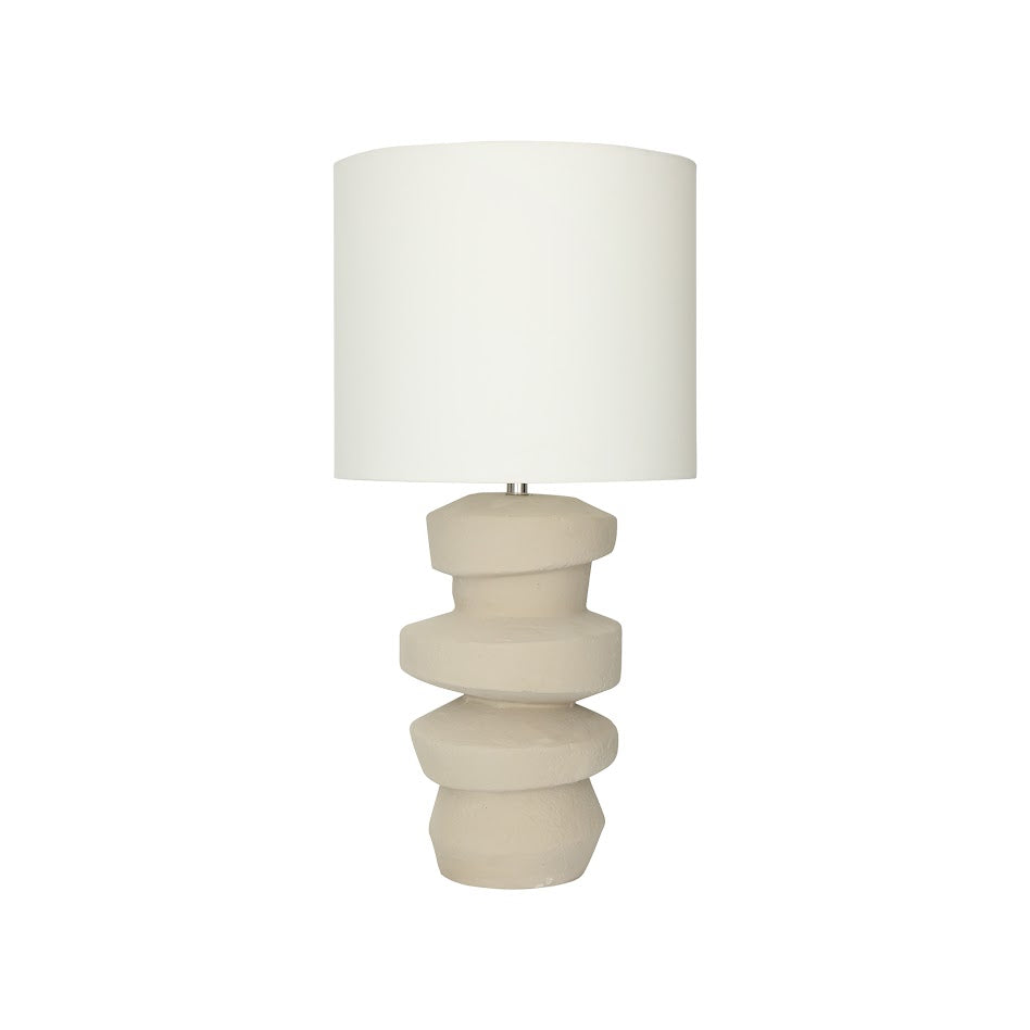 Tessa Natural Wood Table Lamp - 66cm